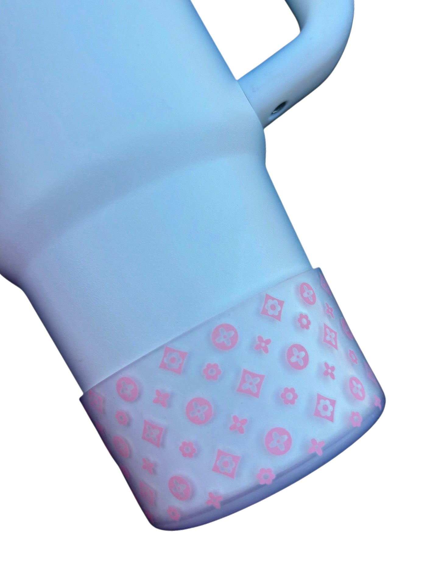 Botte en silicone transparente LUX rose bébé