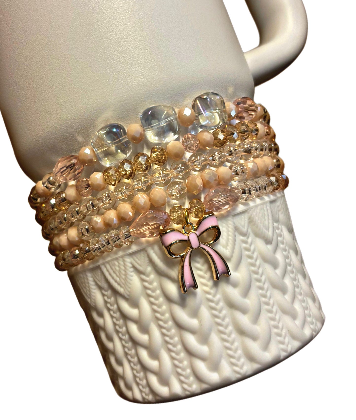 Bracelets en sucre doré