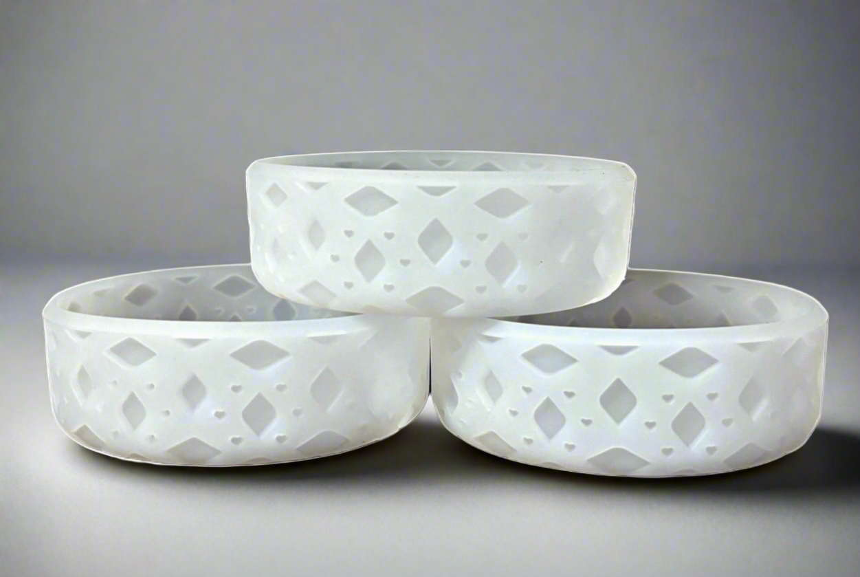 Translucent -Boo-Ya-| The Popette|| Short Silicone Boot