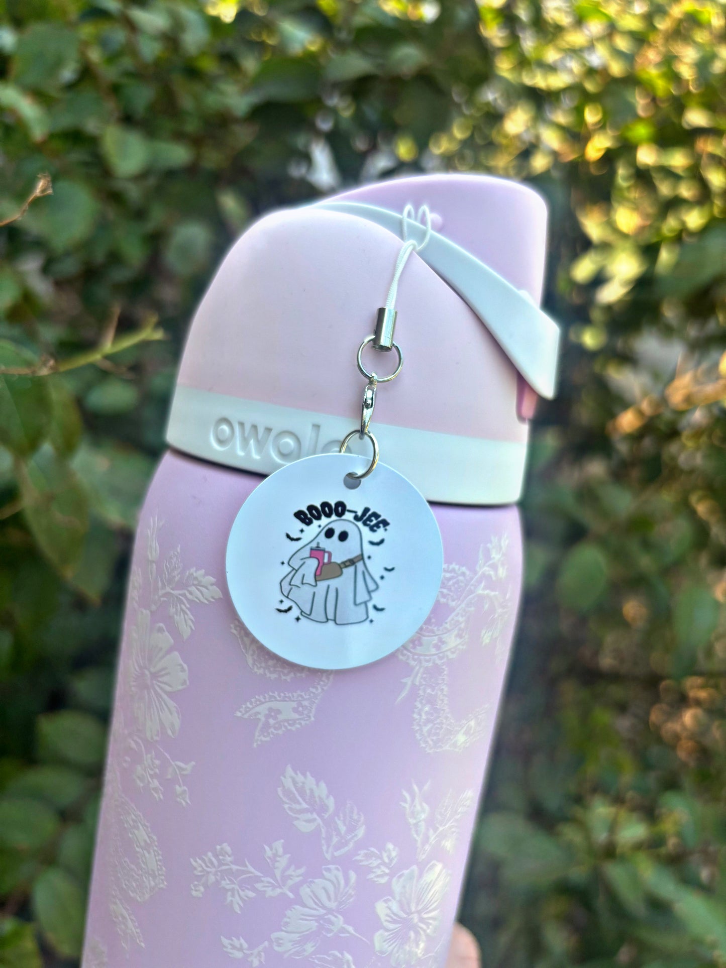Boo Jee Tag Charm~Loop through handles/straps