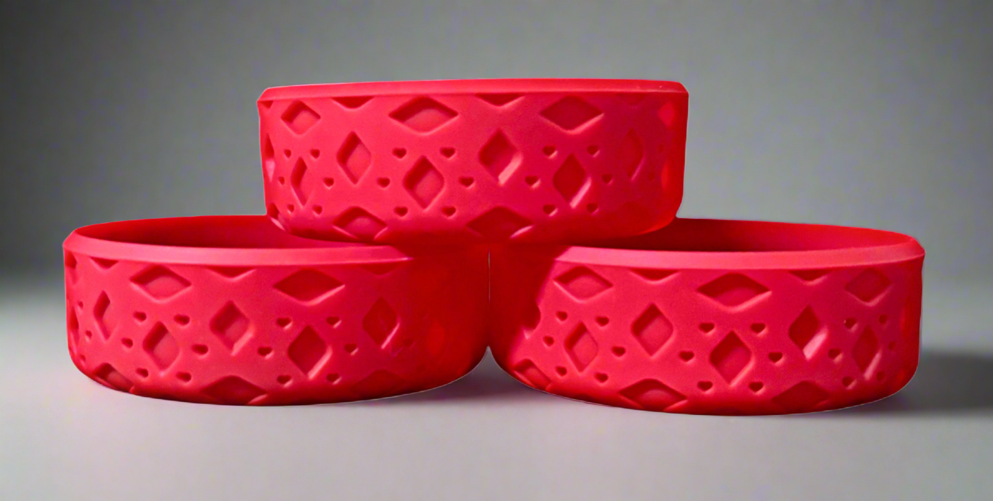 Rouge || La Popette || Botte courte en silicone