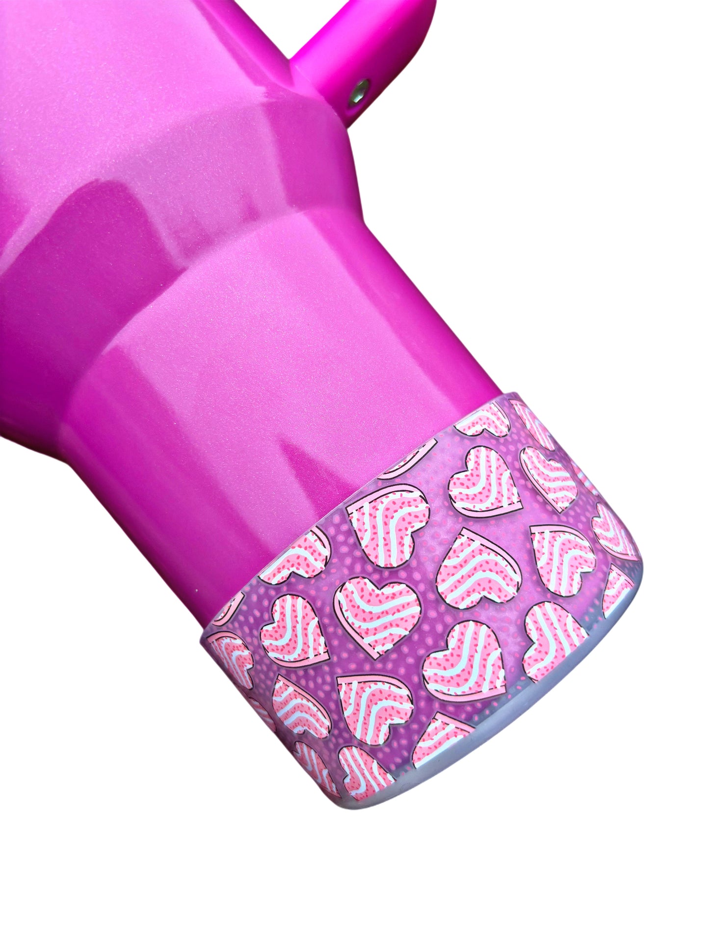 Botte transparente en silicone pour gâteaux en forme de cœur
