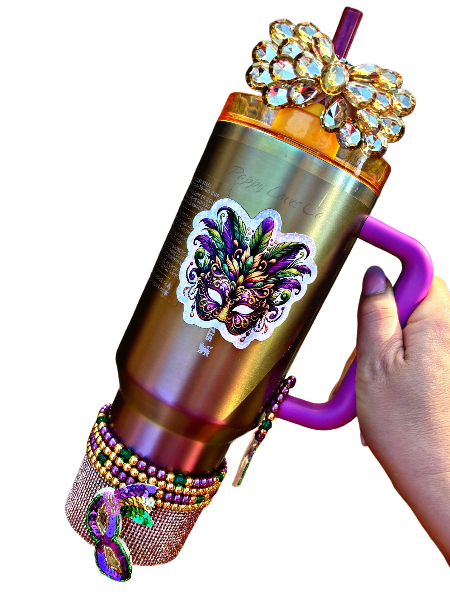 Masquerade Mardi Gras Cup Bracelets