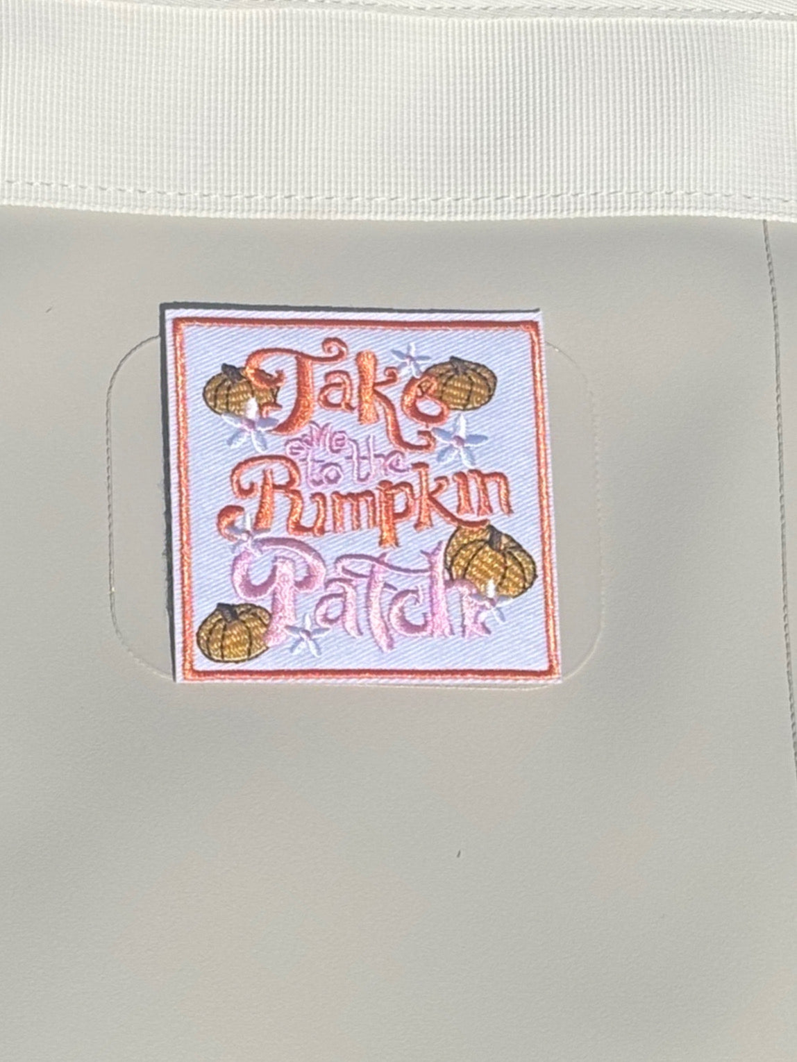 Pumpkin Patch ~ Velcro Backing