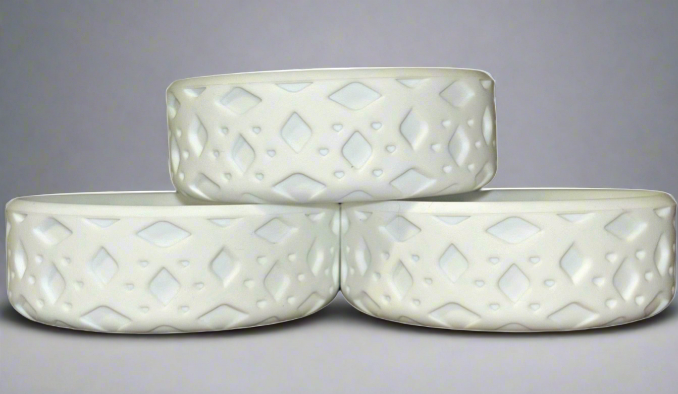 Blanc || La Popette || Botte courte en silicone