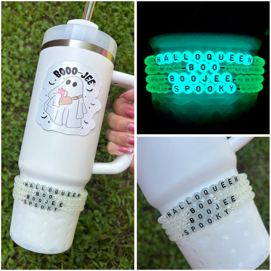 Glow In The Dark Word Bracelets (Option to add your name or word)