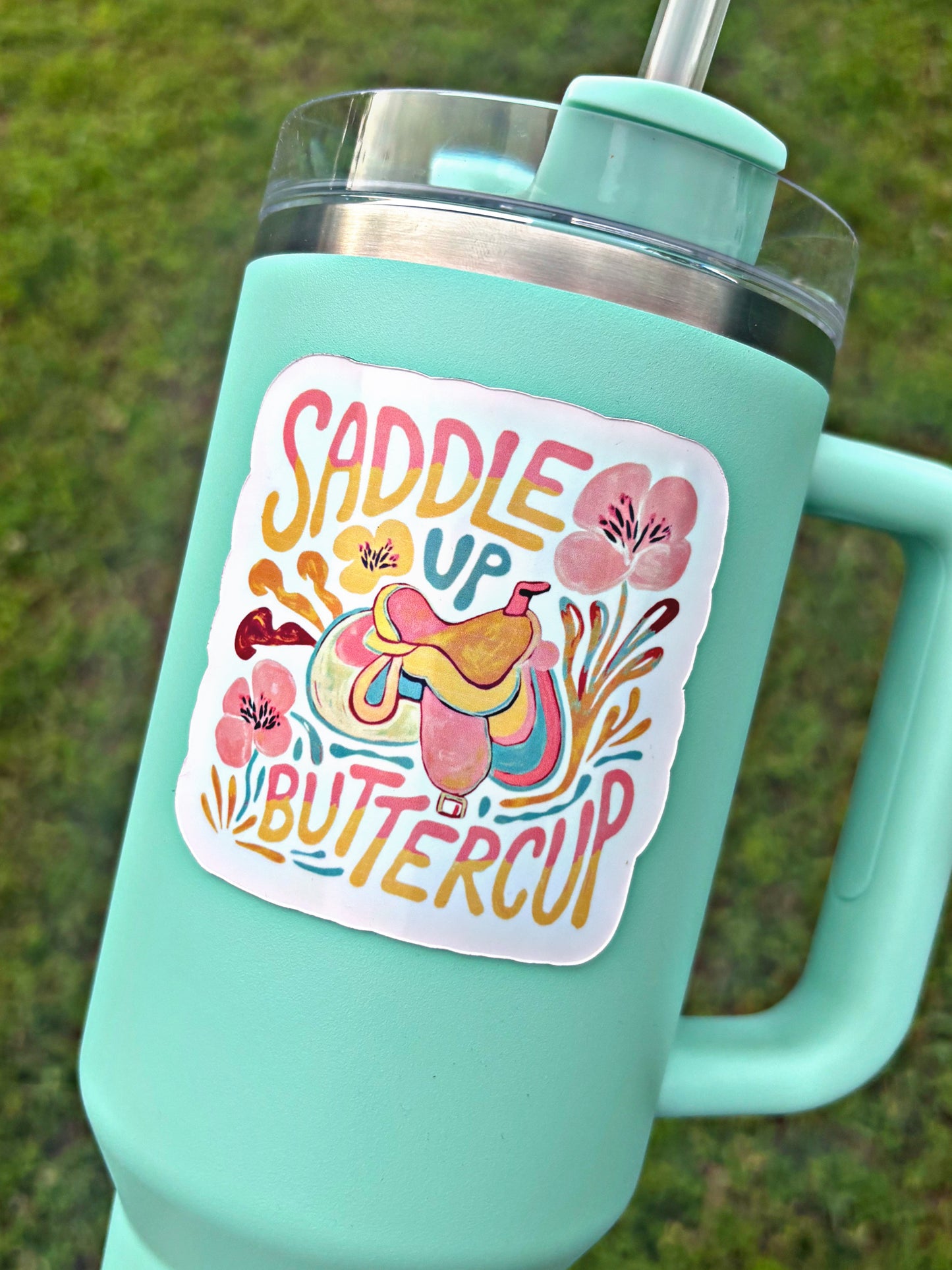 Saddle Up Buttercup Magnet