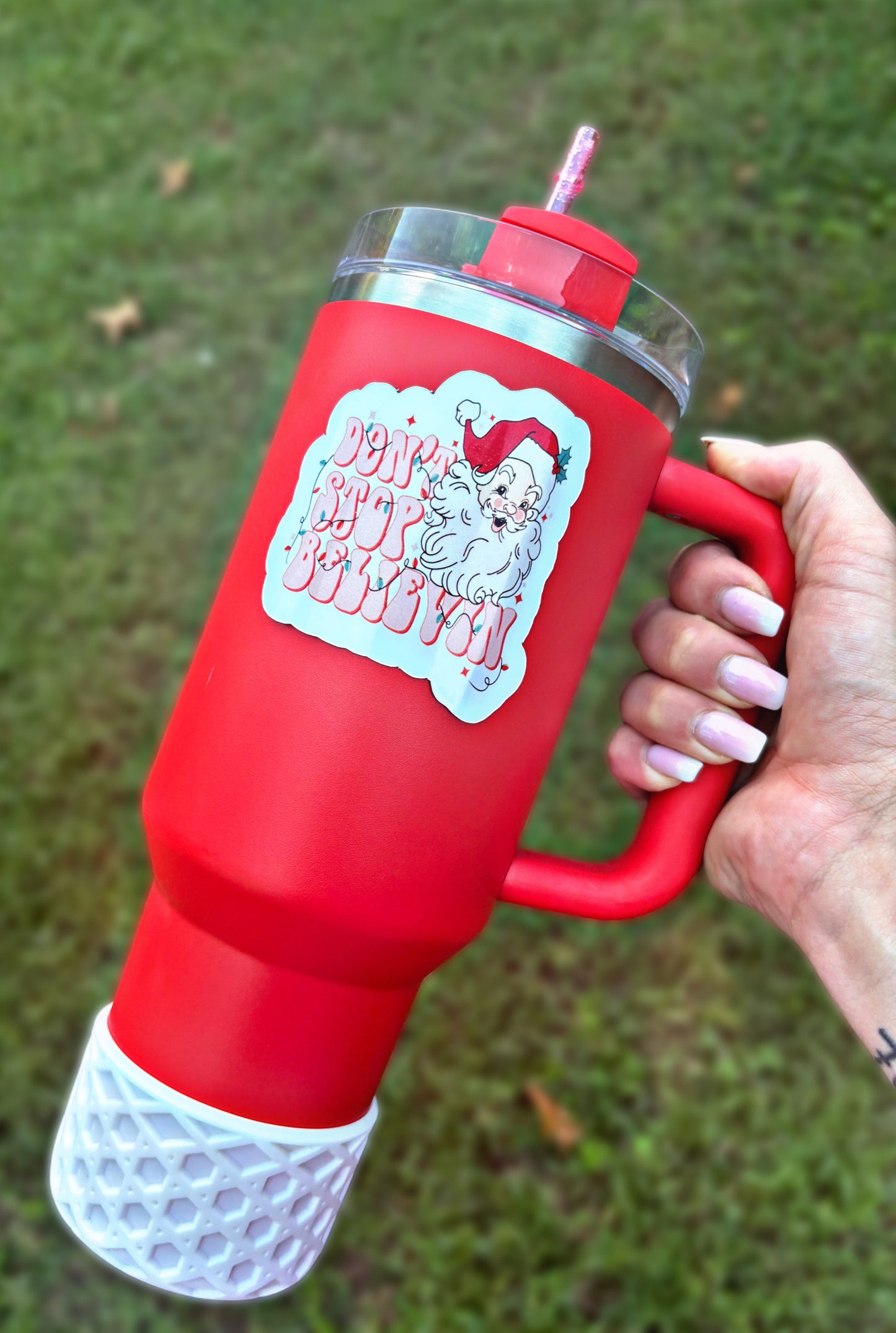 Aimant de Noël Don't Stop Tumbler