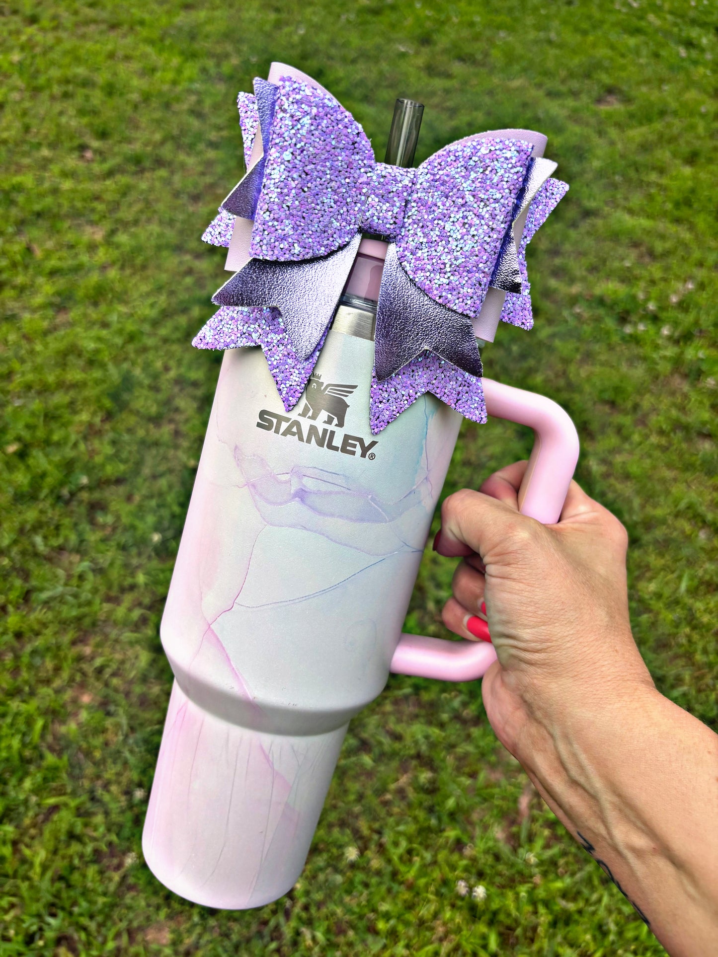 Topper de paille à nœud doré Lucky Clover