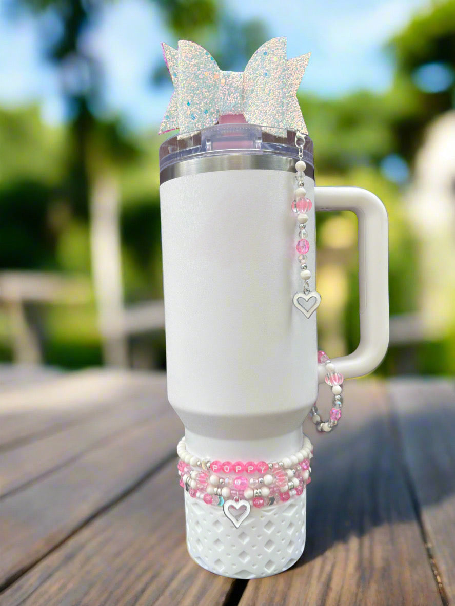 NEW Plumeria Chevron Accessories {Add your name to top row bracelet!} See Description for Details.