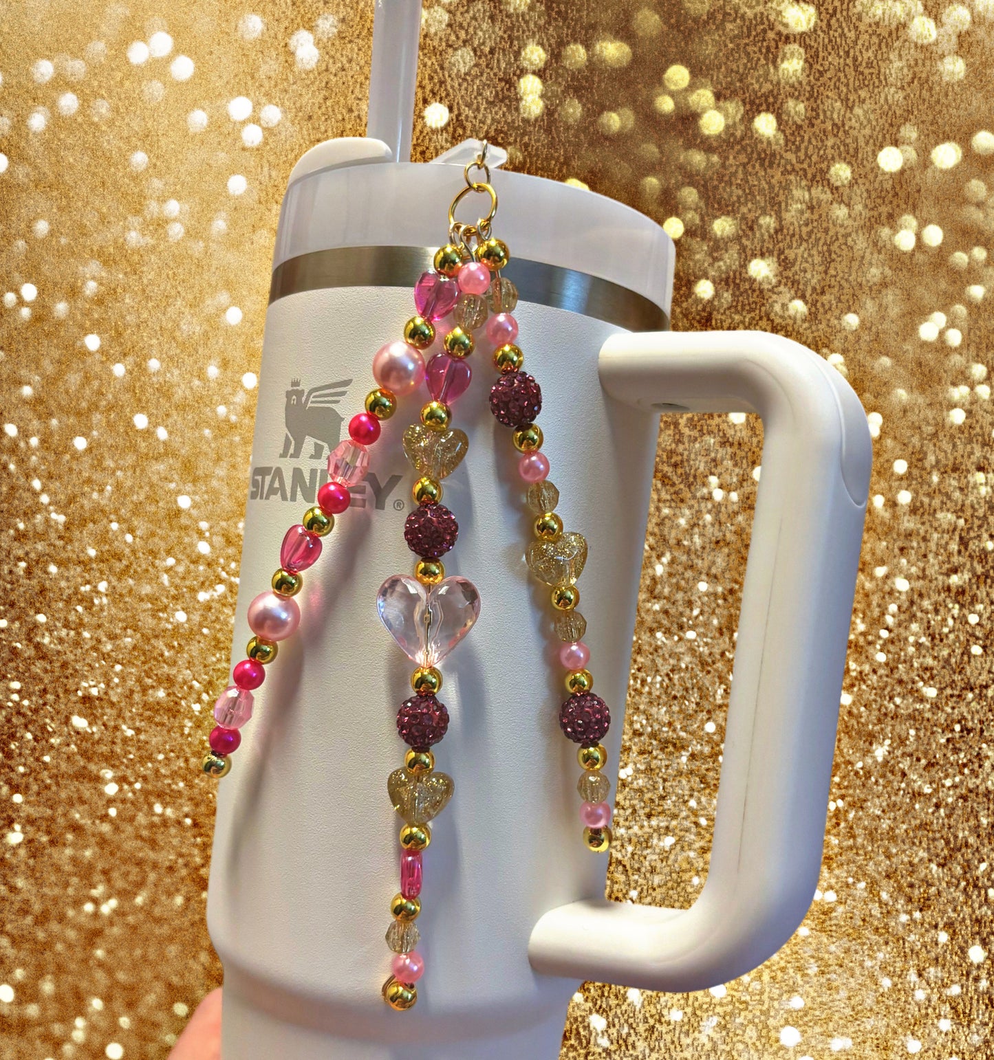 Paille Starbucks rose baies
