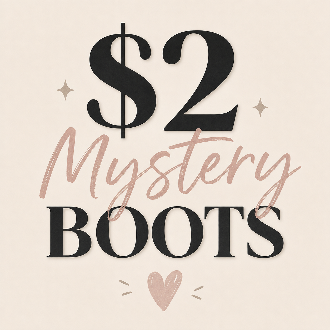 $2 Mystery Boot