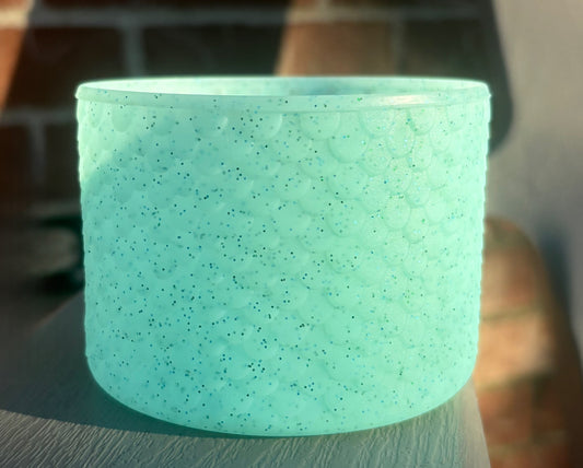 Botte en silicone Owala à écailles de sirène pailletées Freeze the Day