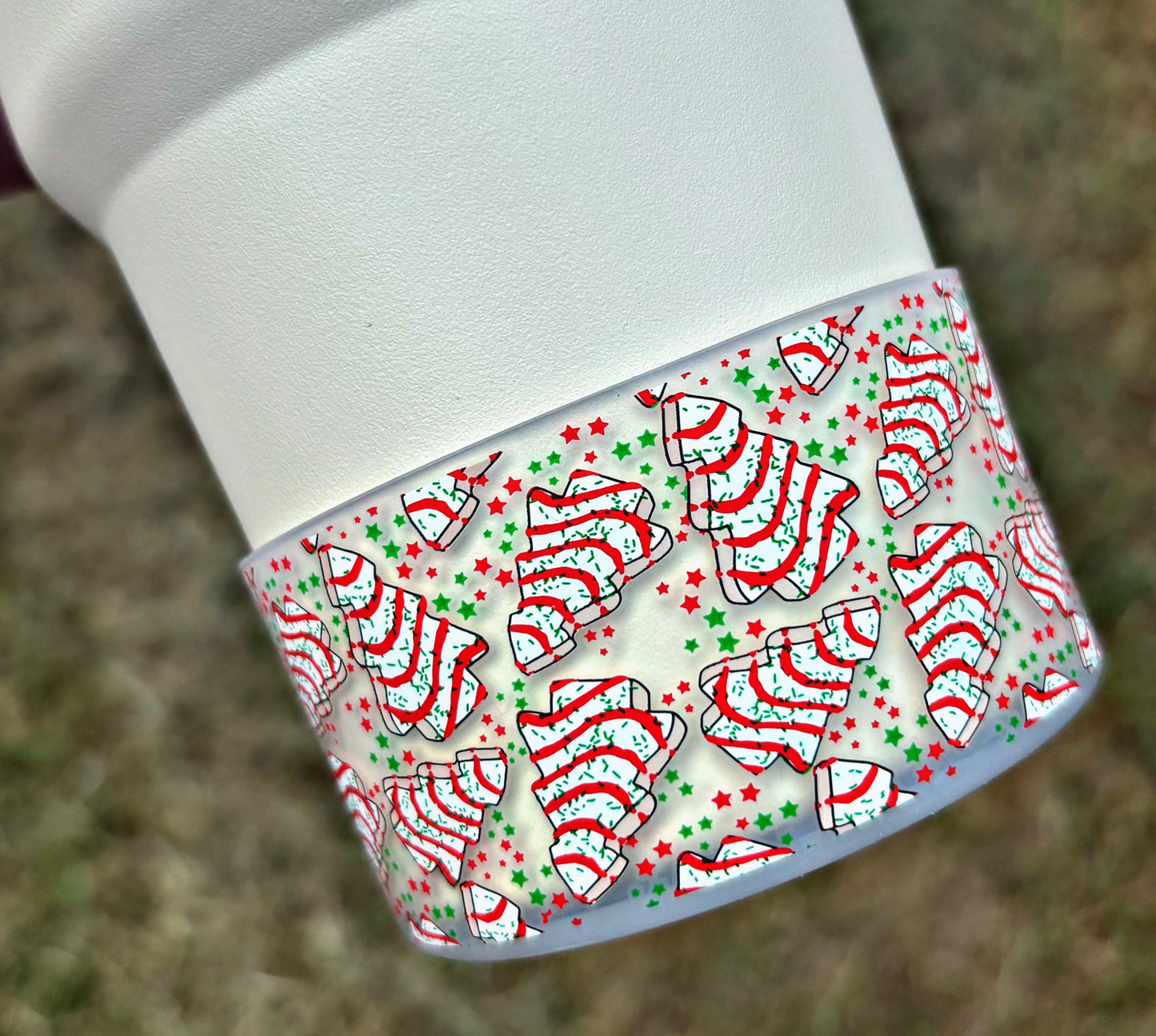 Botte transparente en silicone pour gâteau de sapin de Noël