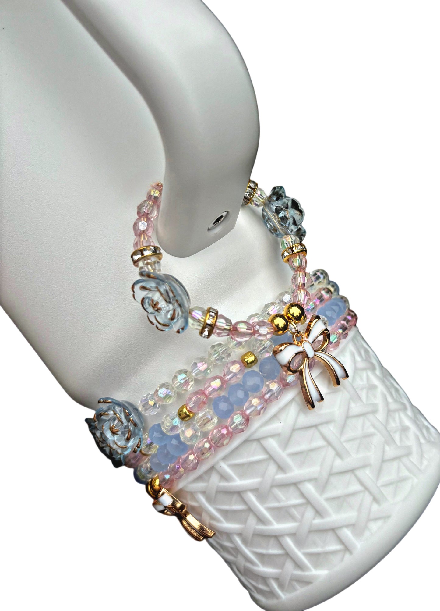 Rosa Beaux Blue LoveShack Handle Charm