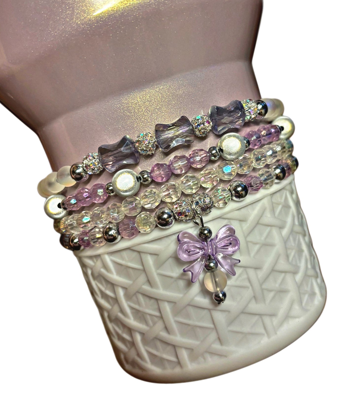Botte en silicone tissée blanche