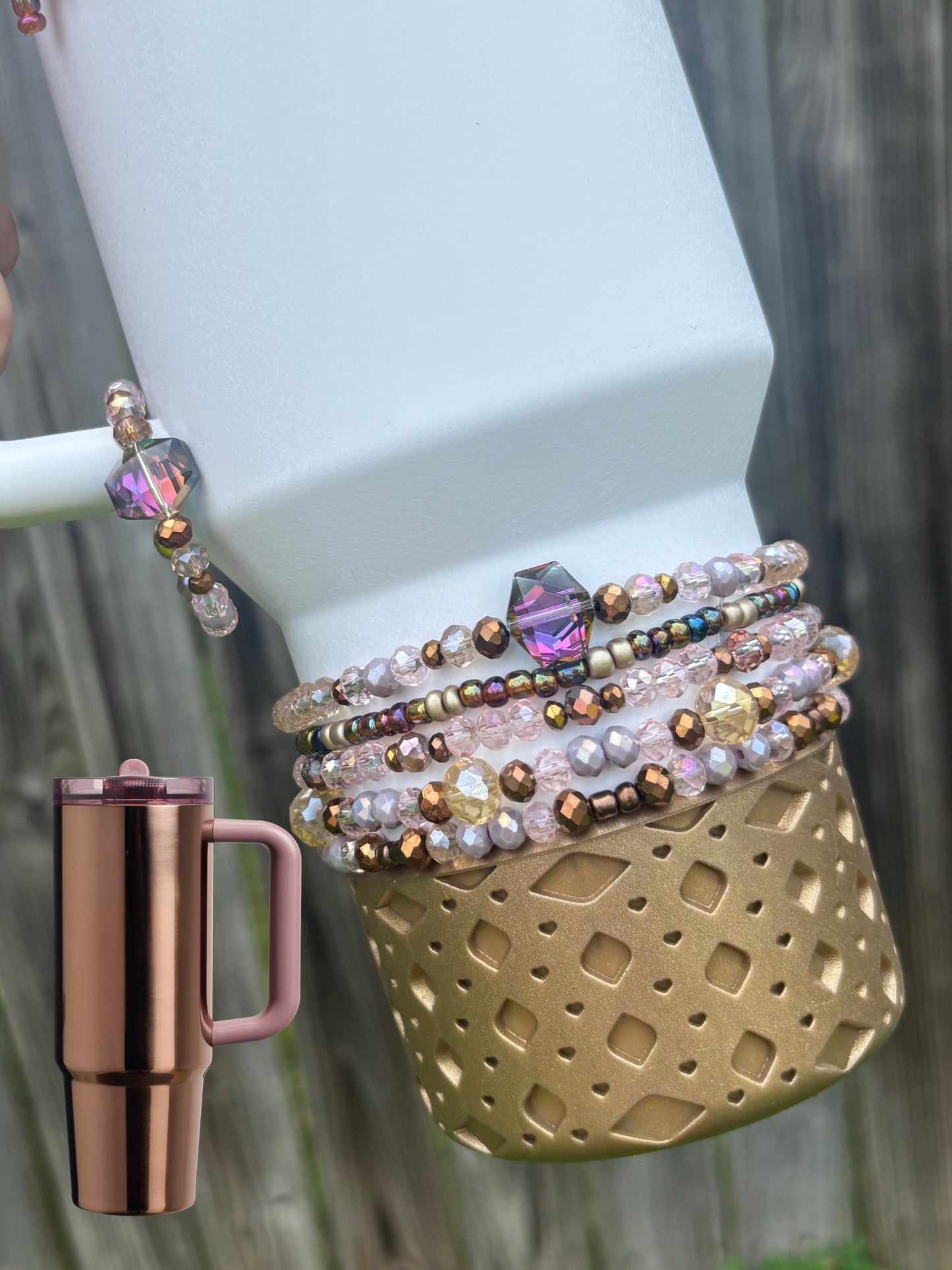 Polished Rose Gold Accessories