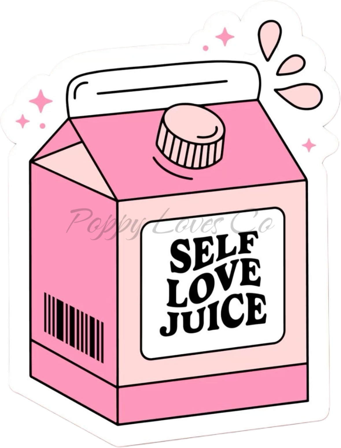 Aimant pour gobelet à jus Self Love