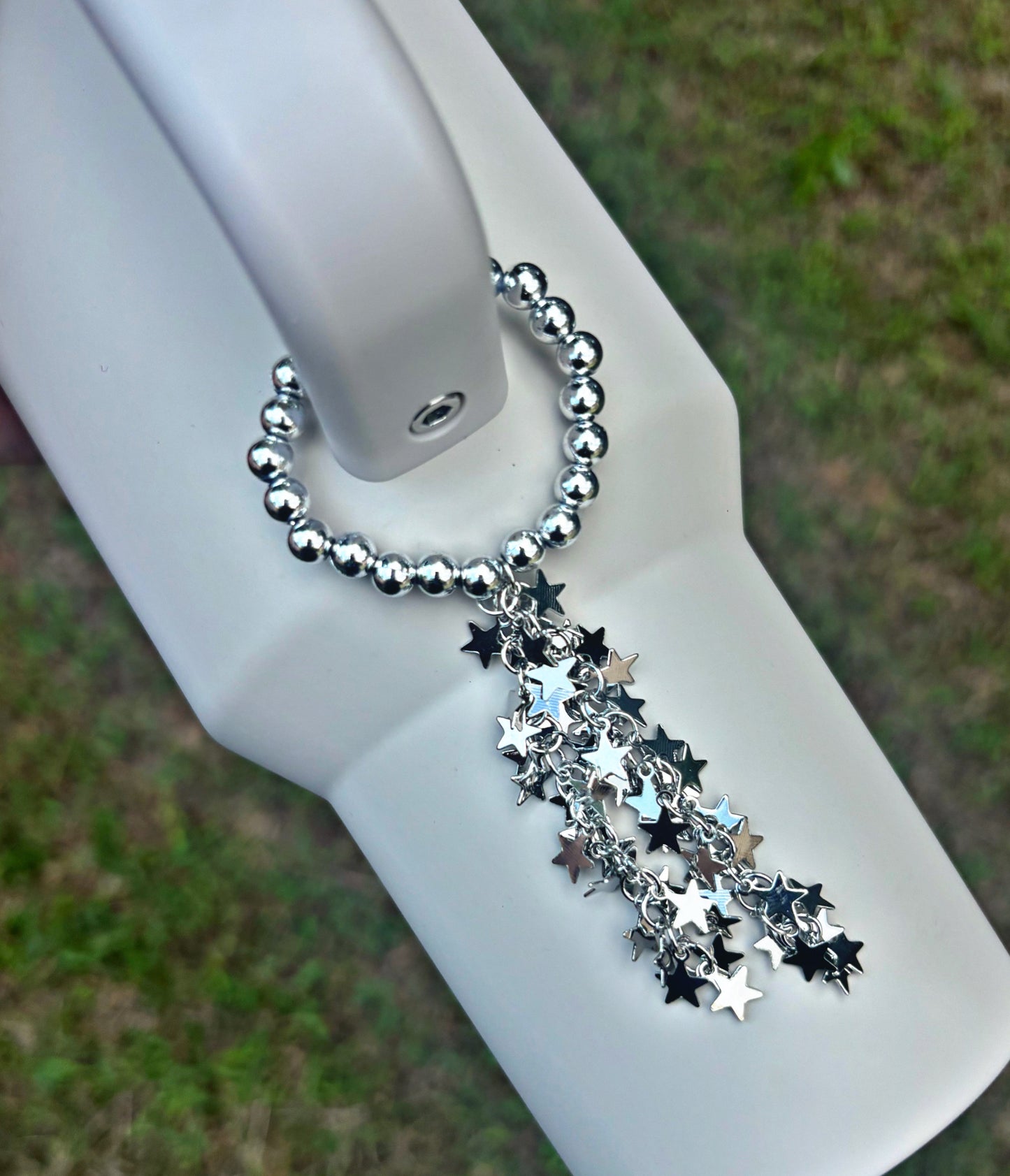Silver Star Handle Charm {Magnetic Closure}