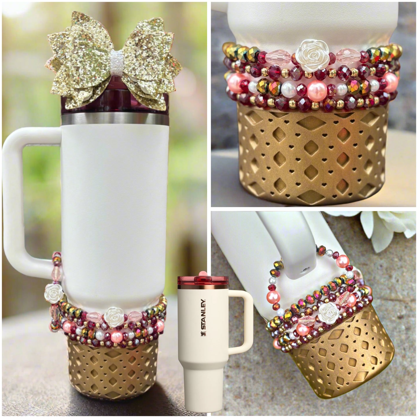 Cream Rose Gold Accessories