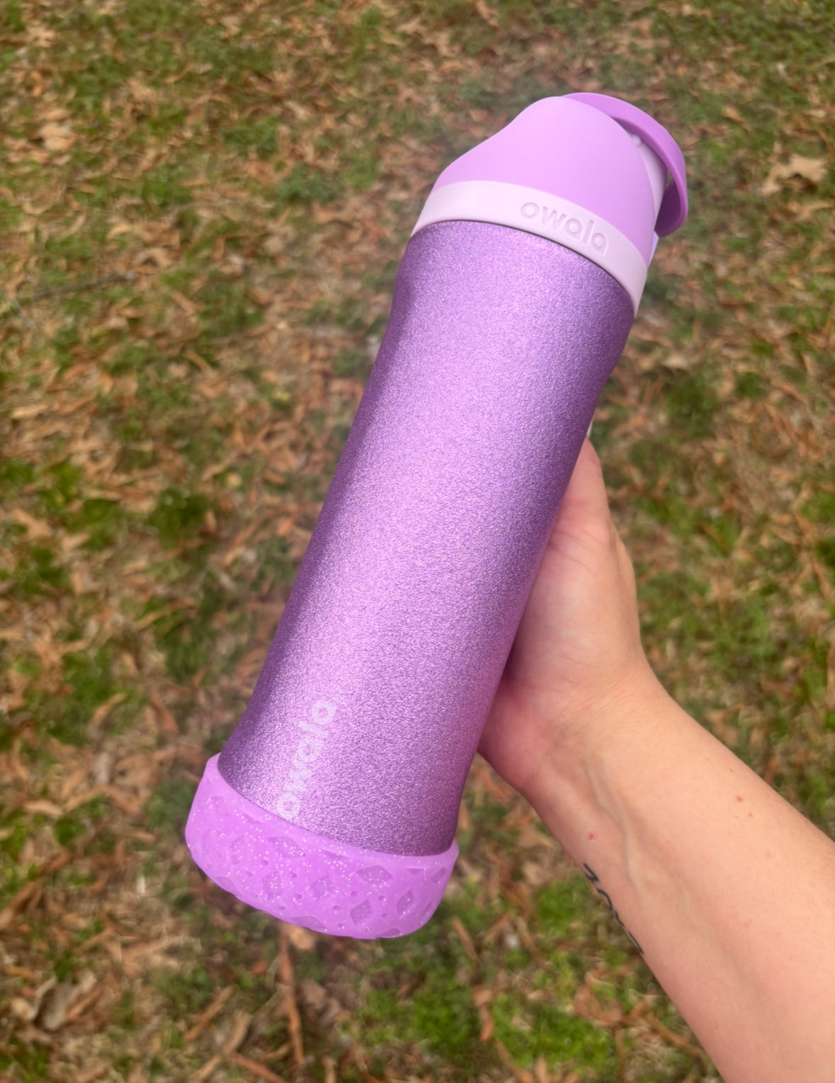 Lavender Glitter Translucent || The Popette|| Short Silicone Boot