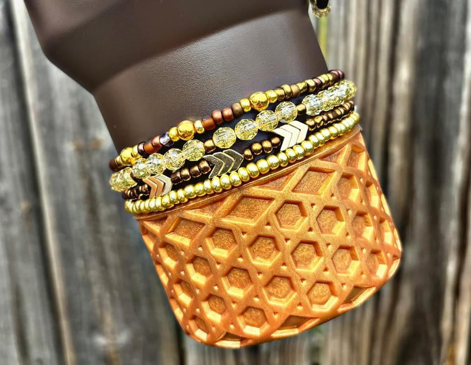 Chocolate Gold Cup Bracelets