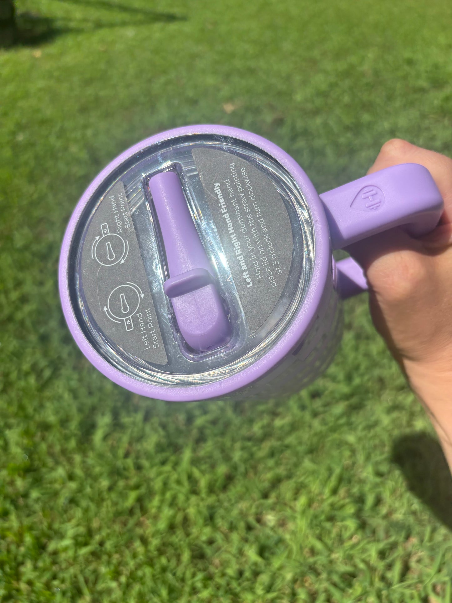 HJ Purple Checkered 40oz