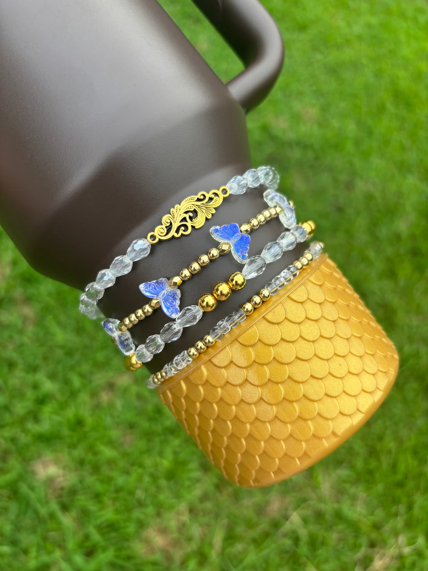 Bracelets Golden Girl Cup. Accessoires Stanley Cup.