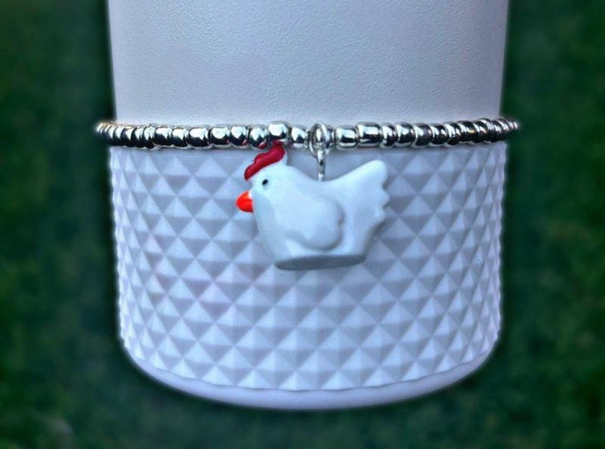 Bracelet coupe de la dame au poulet