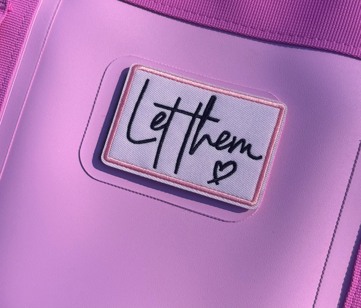 Let Them Patch ~ Velcro Backing