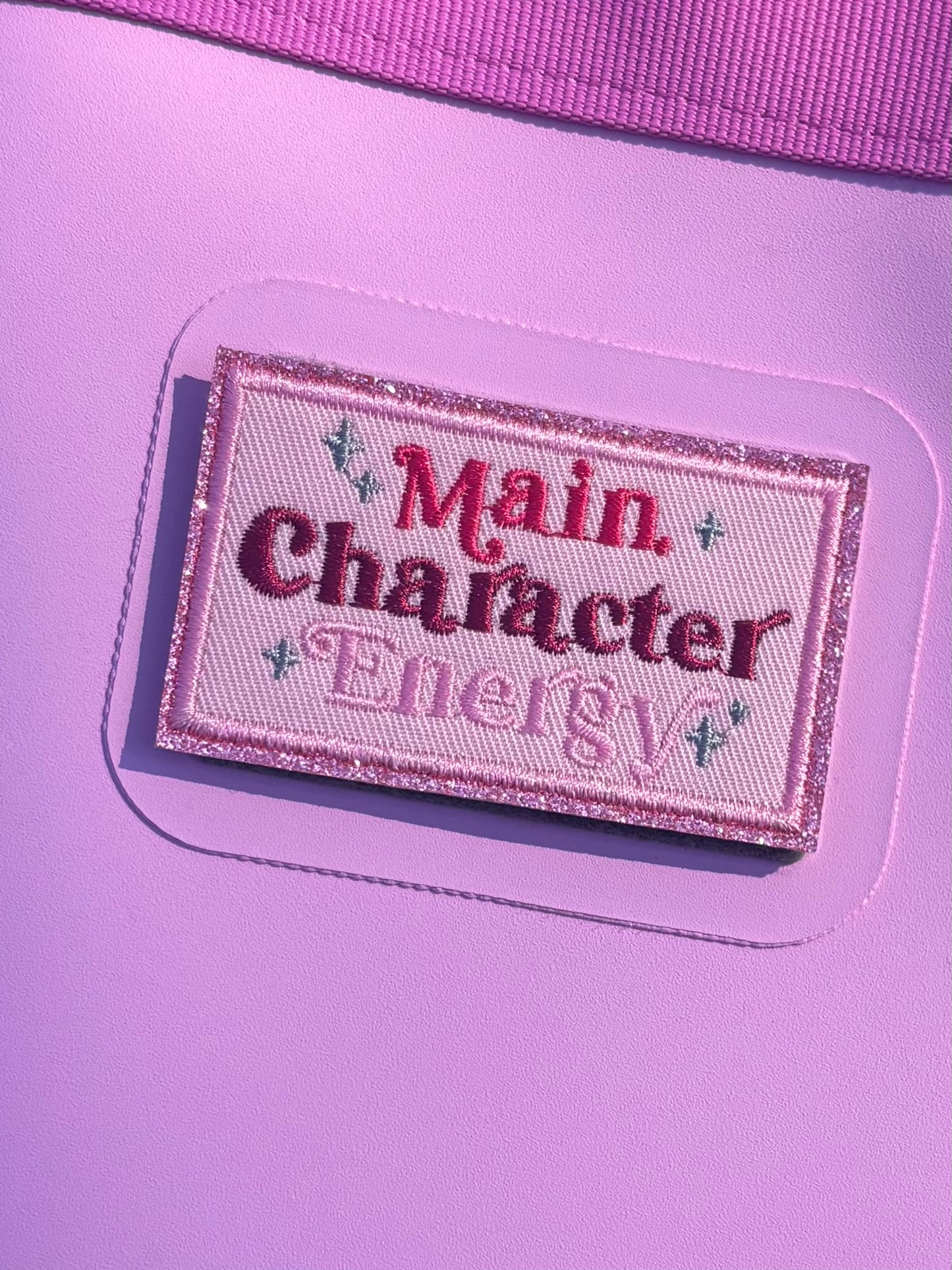 Main Character Energy Patch ~ Velcro Backing