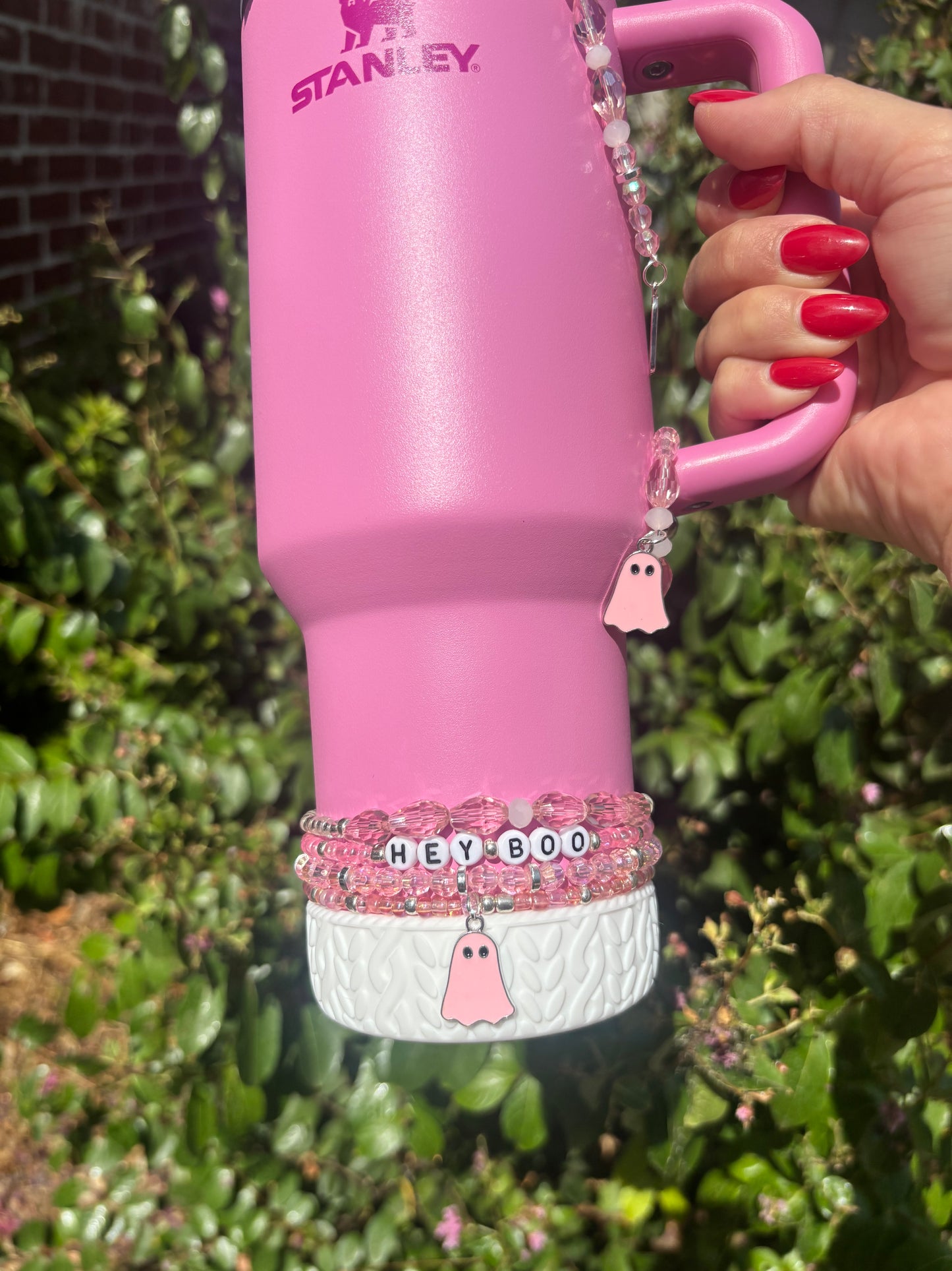 Hey Boo Pink Ghost Accessories