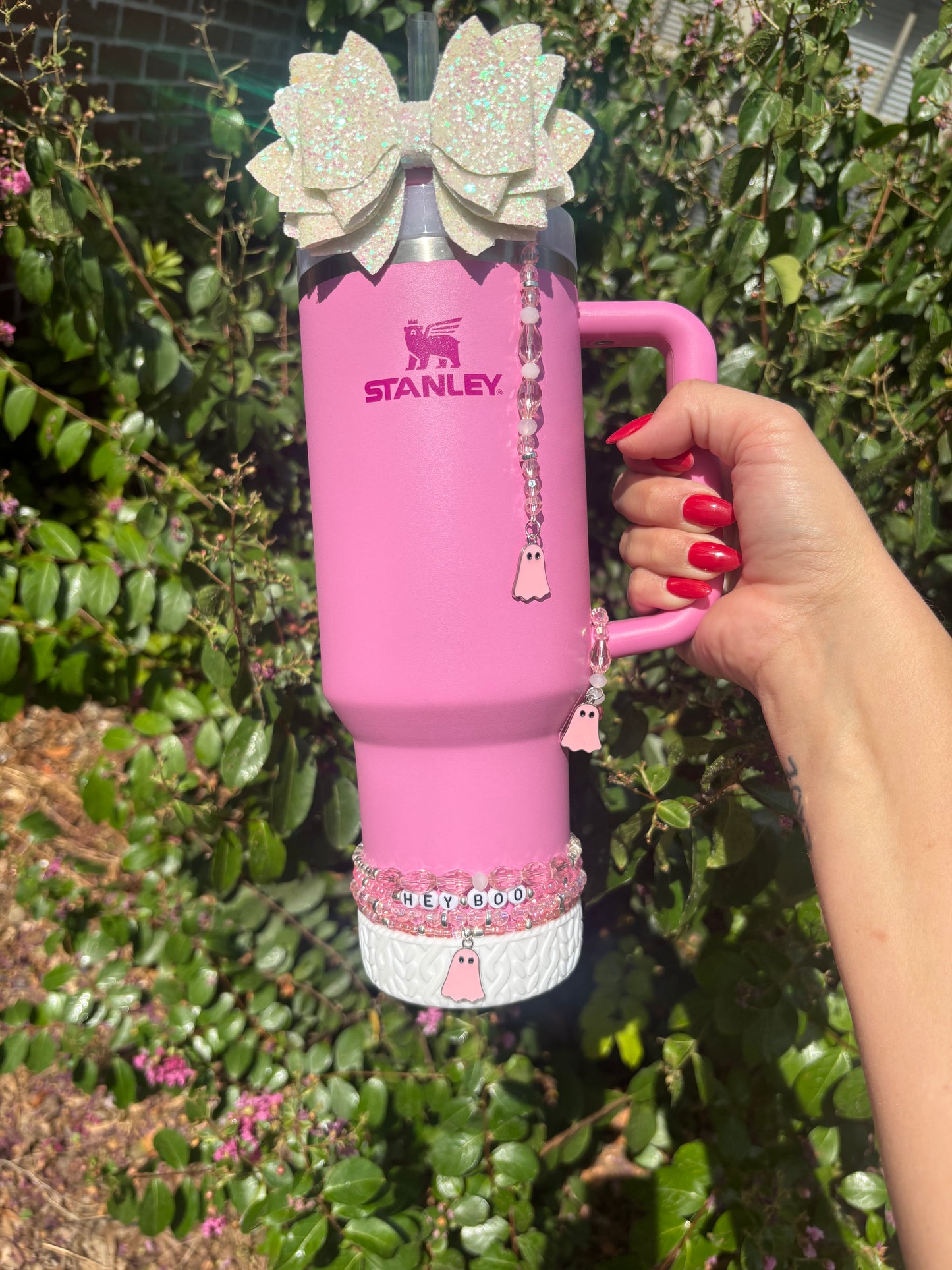 Hey Boo Pink Ghost Accessories