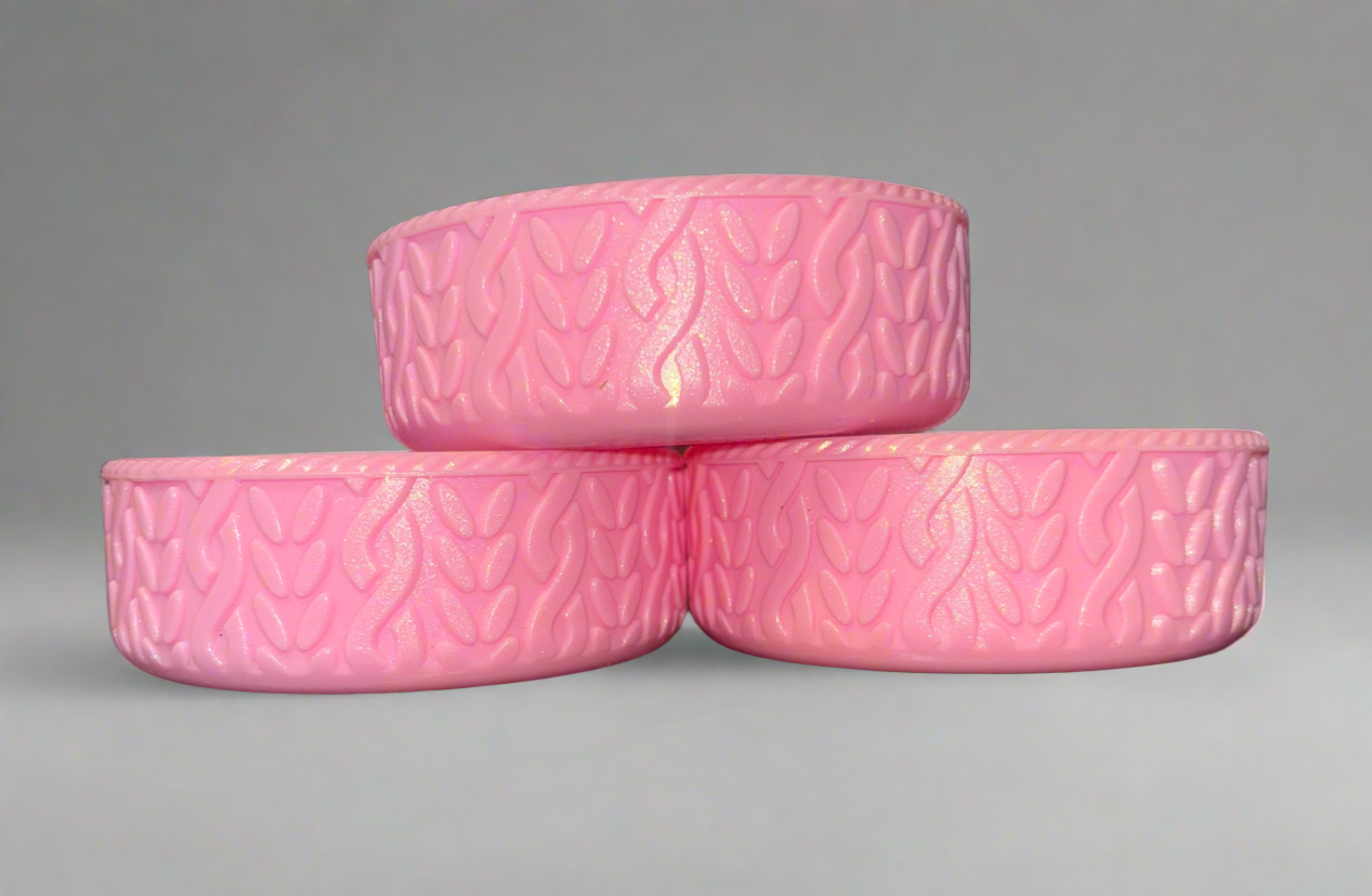 Sweet Pink Shimmer || The Classic Cardi || 3”