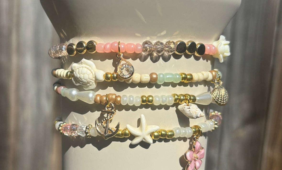 Beach Bum Cup Bracelets GOLD Version