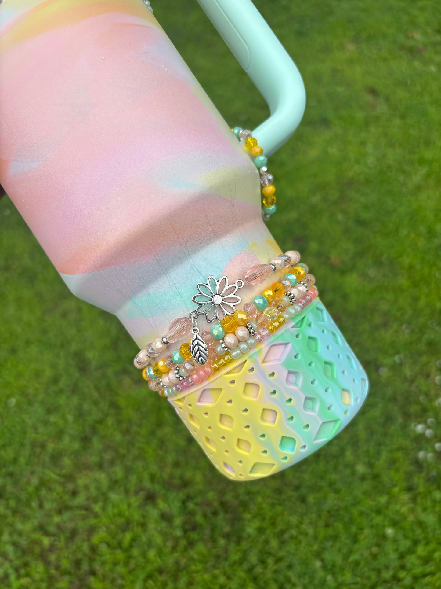 Warm Serene Brushstrokes Pastel Accessories