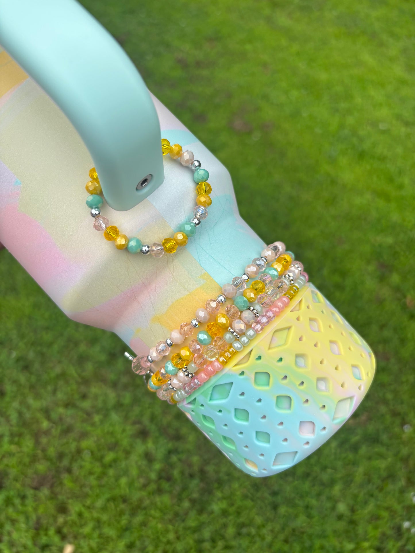 Warm Serene Brushstrokes Pastel Accessories