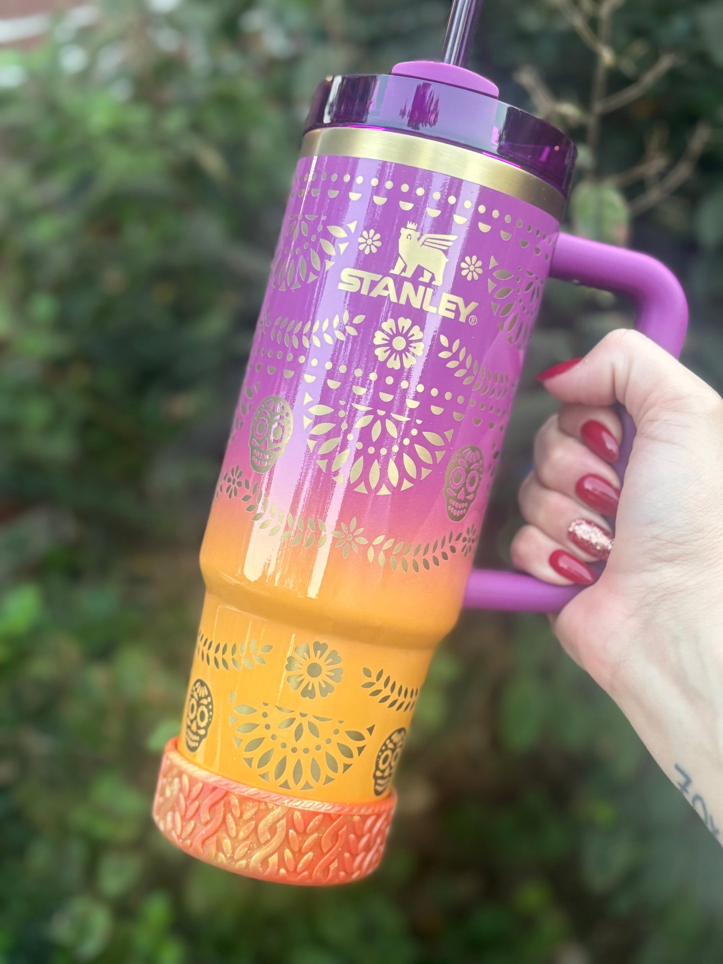 Catrina Sunrise 30oz Stanley Cup-Boot not included. (Discount codes can’t be used on cups or your order will be canceled)