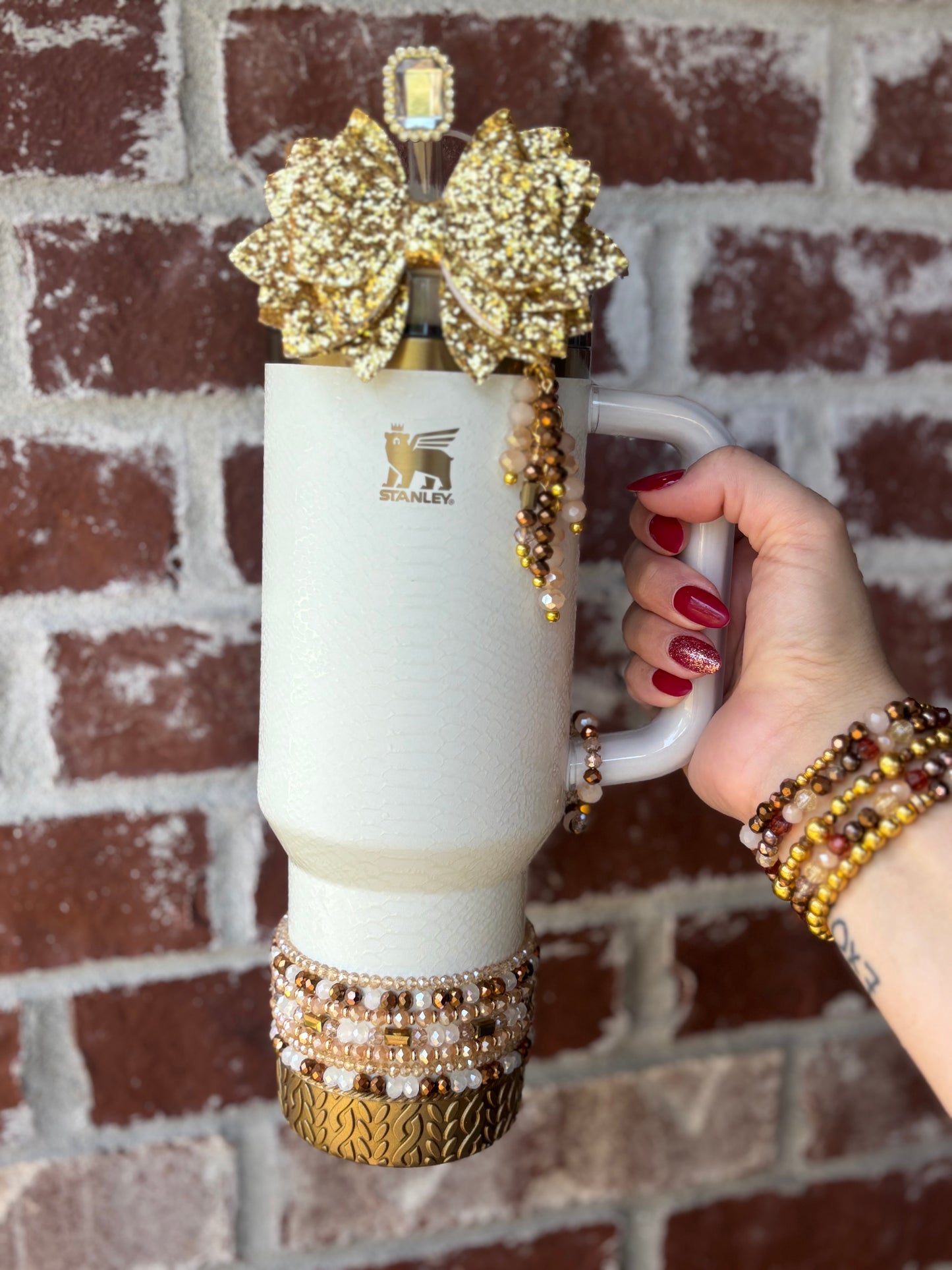 Luxe Snake White Accessories
