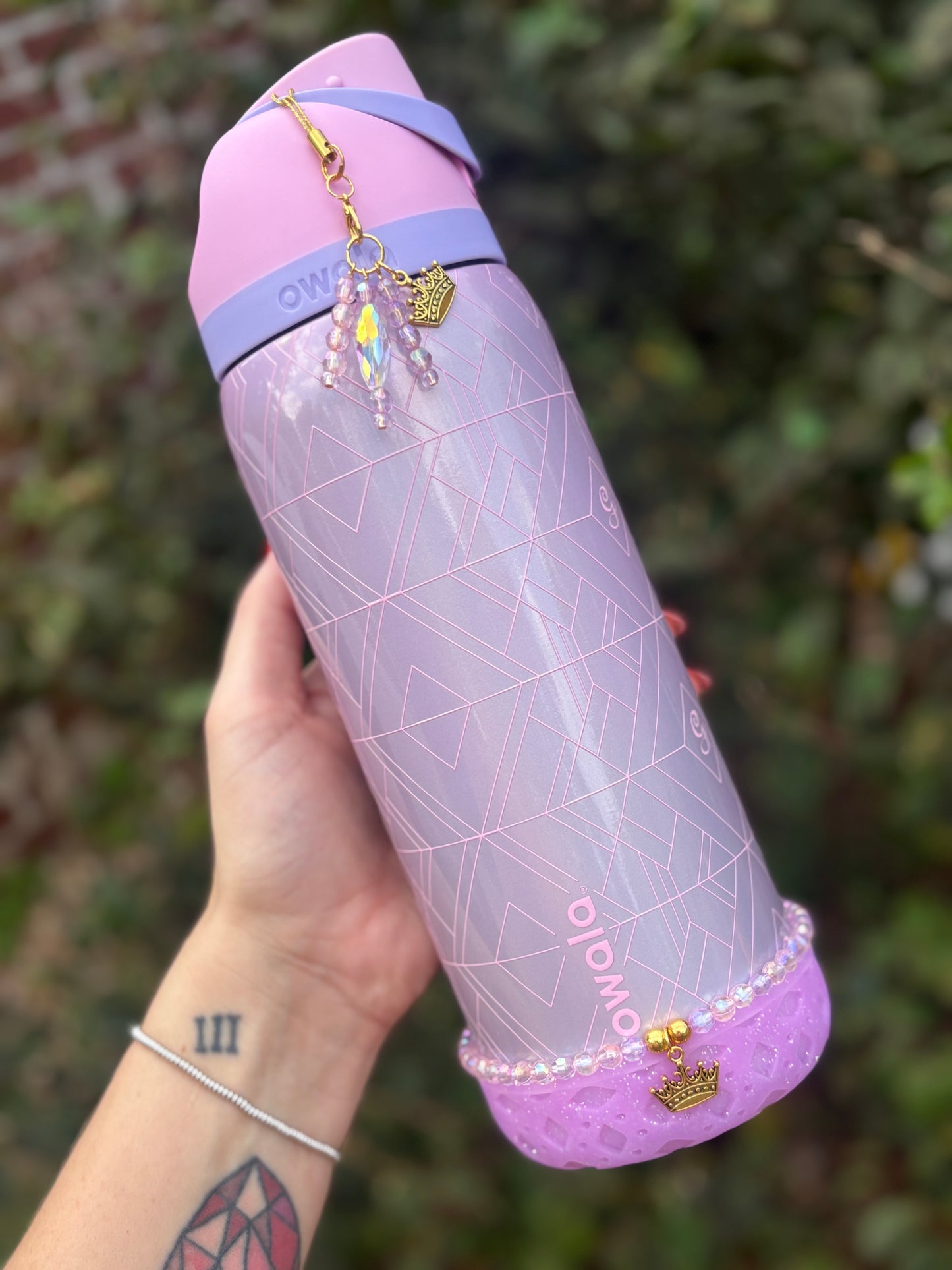 Lavender Glitter Translucent || The Popette|| Short Silicone Boot