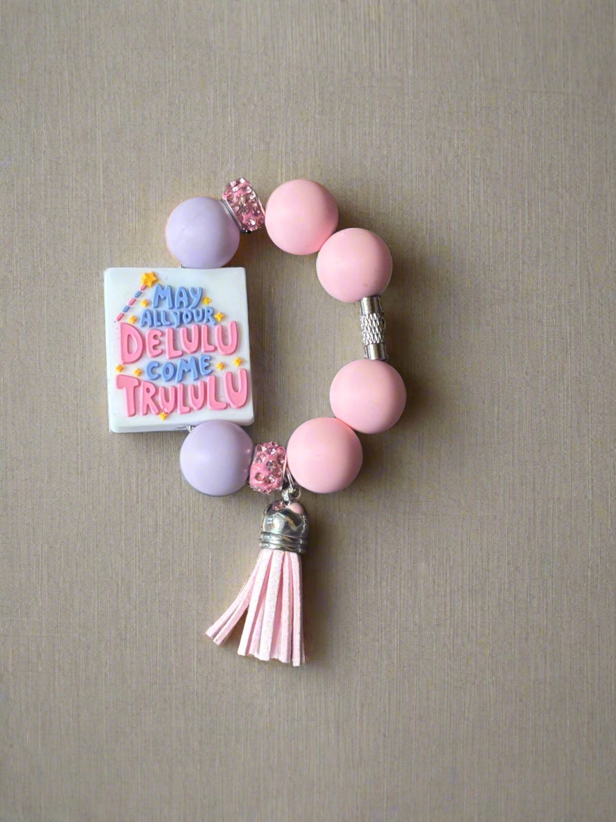 Delulu Silicone Handle Charm