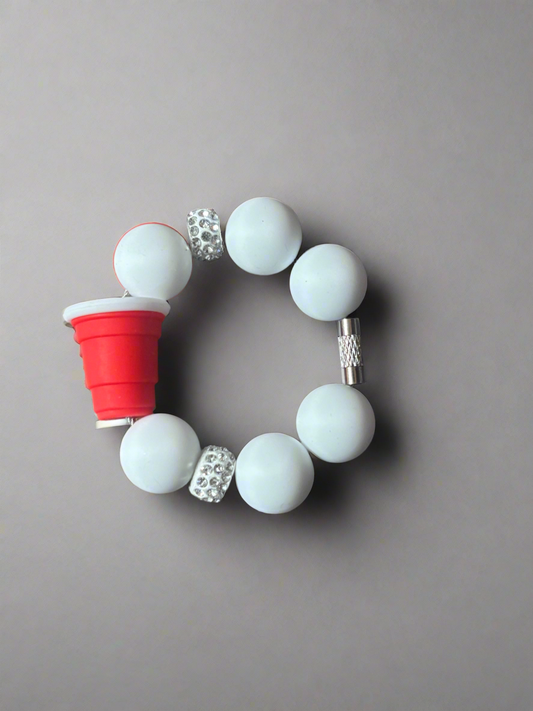 Red Cup Silicone Handle Charm