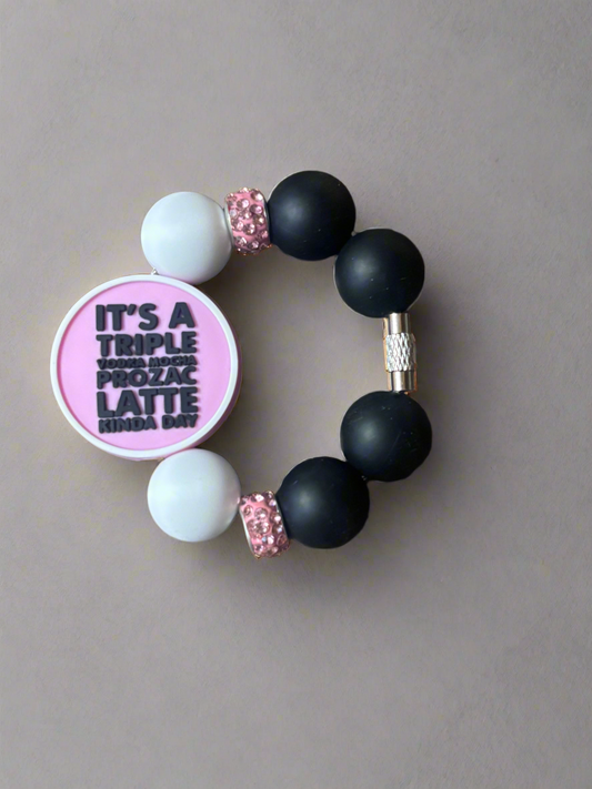 Vodka Mocha Humor Silicone Handle Charm