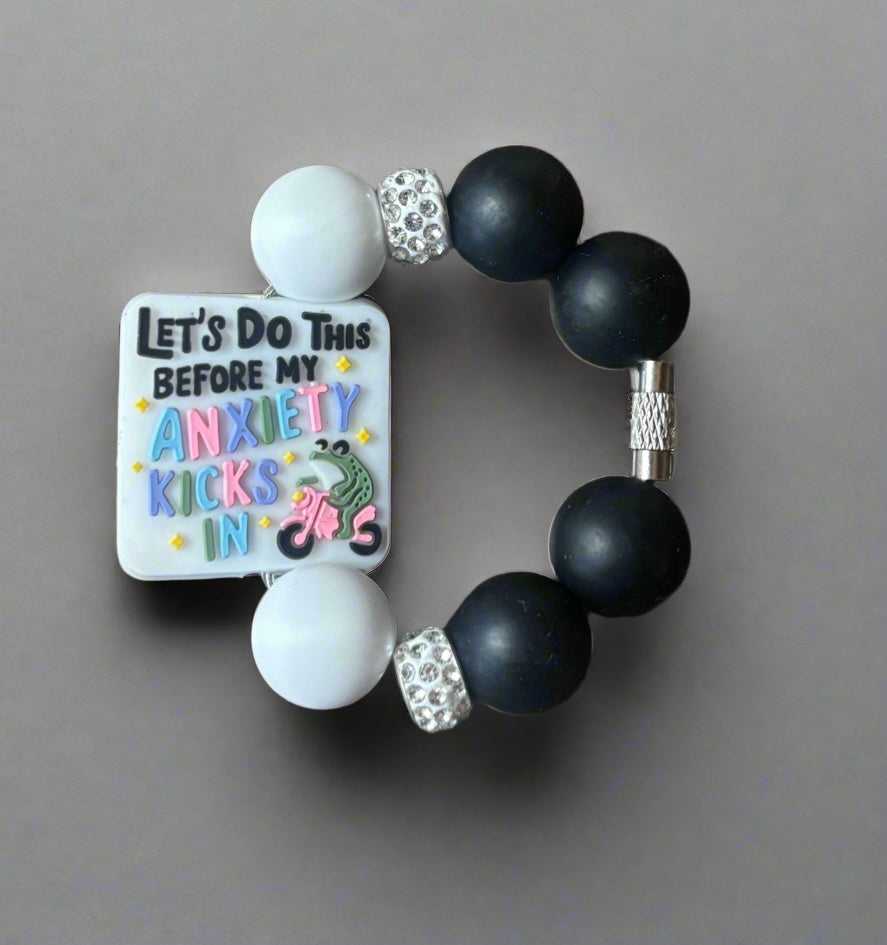 Let’s Do This Anxiety Silicone Handle Charm