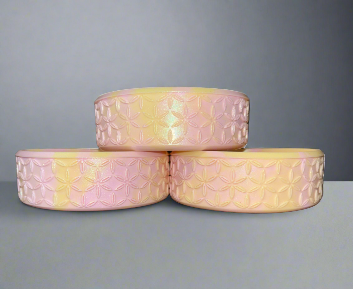 Girlhood {Pink & Cream + Shimmer}|| Bloom || Short Silicone Boot