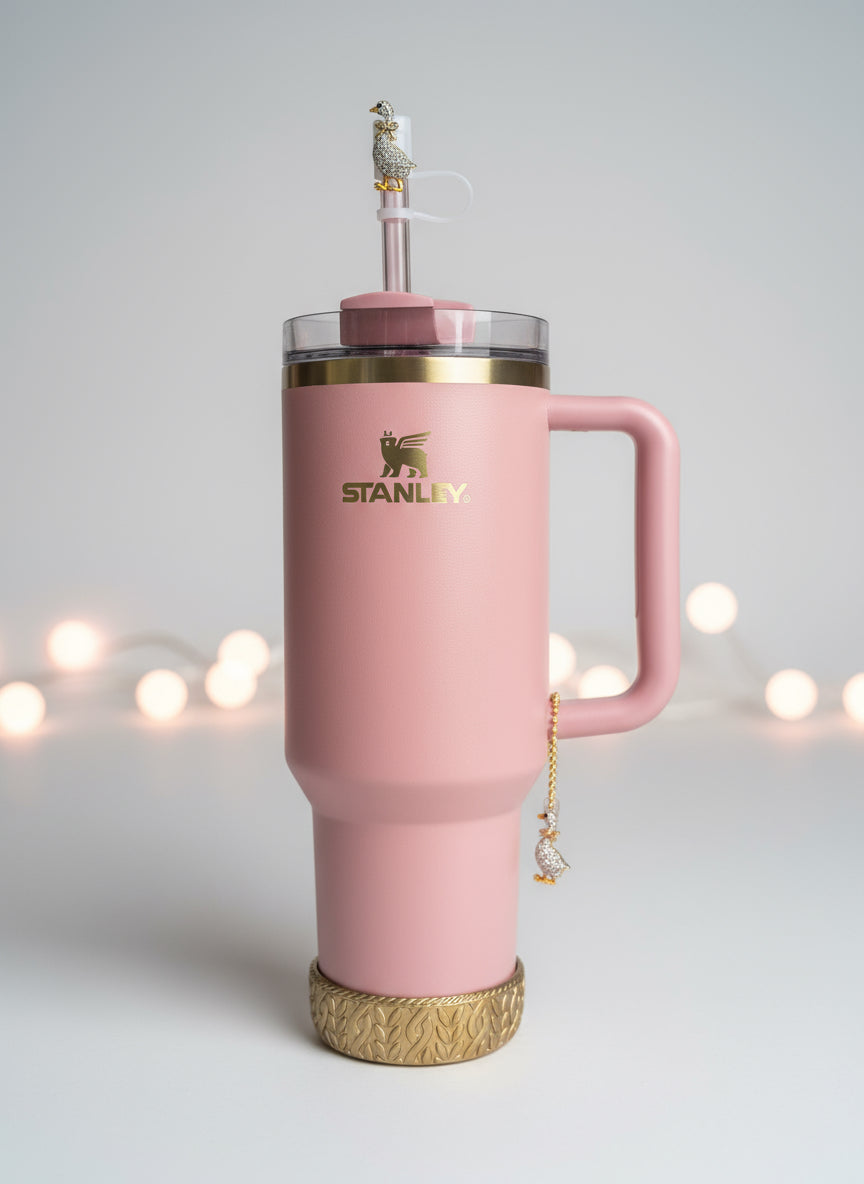 Goose Deluxe Metal Straw Topper Gold