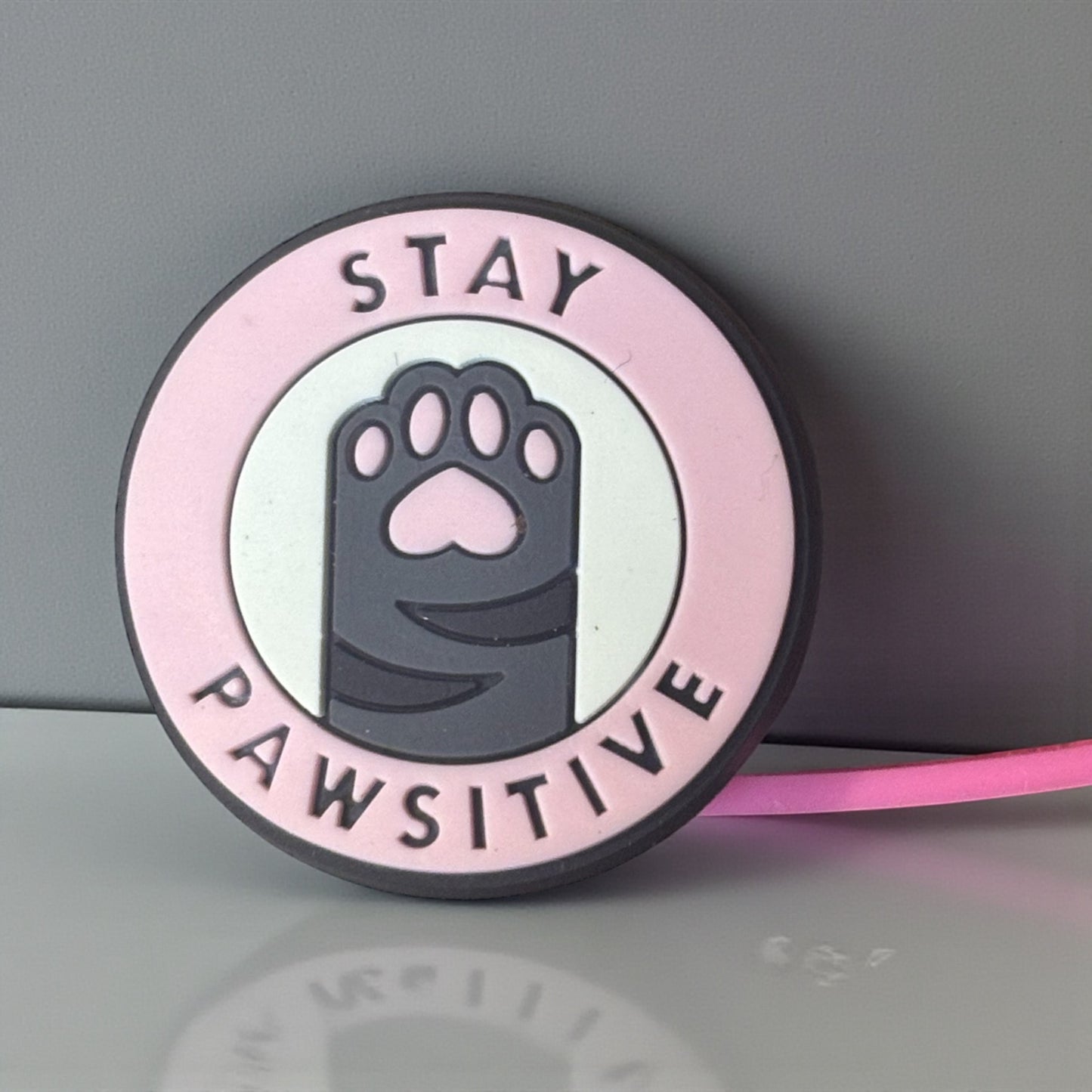 Stay Pawsitive Straw Topper & Handle Charm Bundle