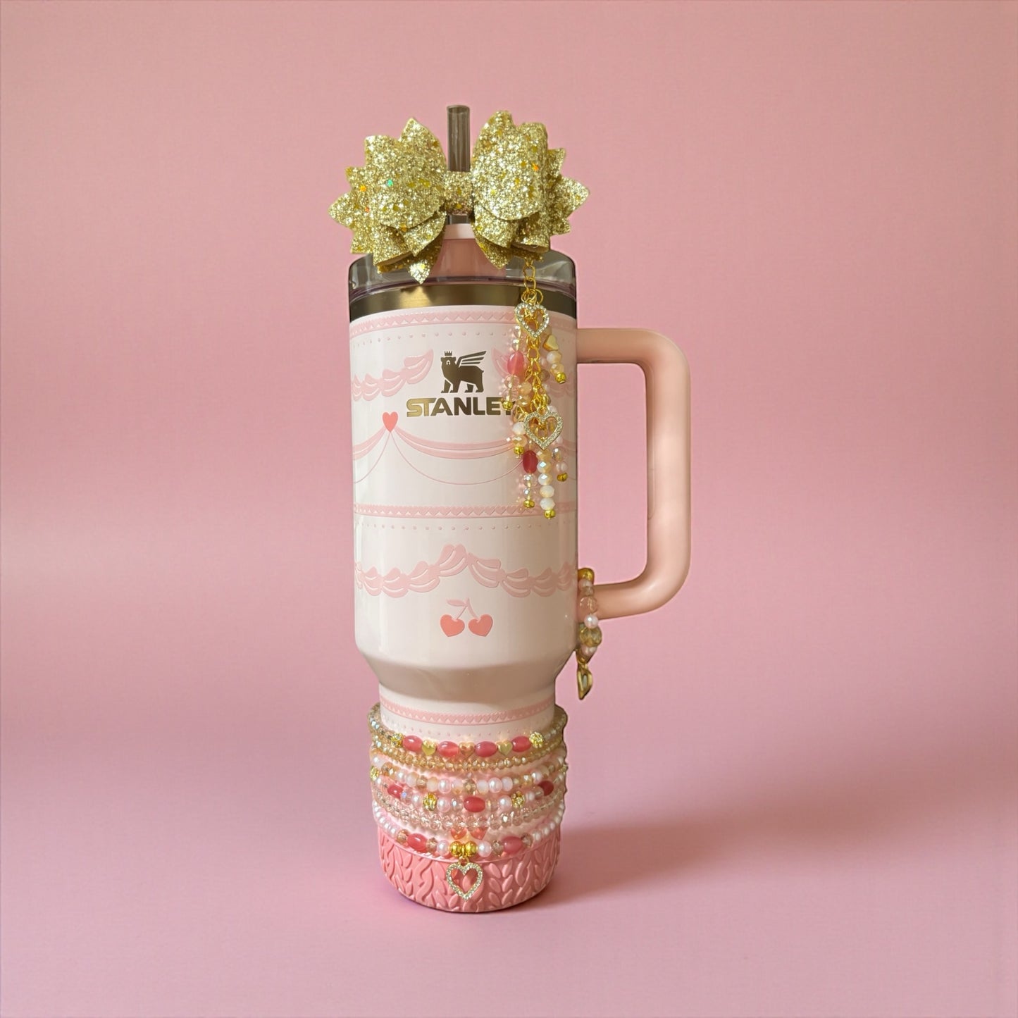 Pink Velvet Cake Accessories