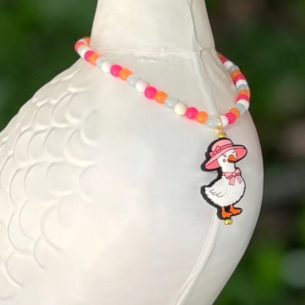Silly Goose Porch Goose Necklace~For your porch goose!