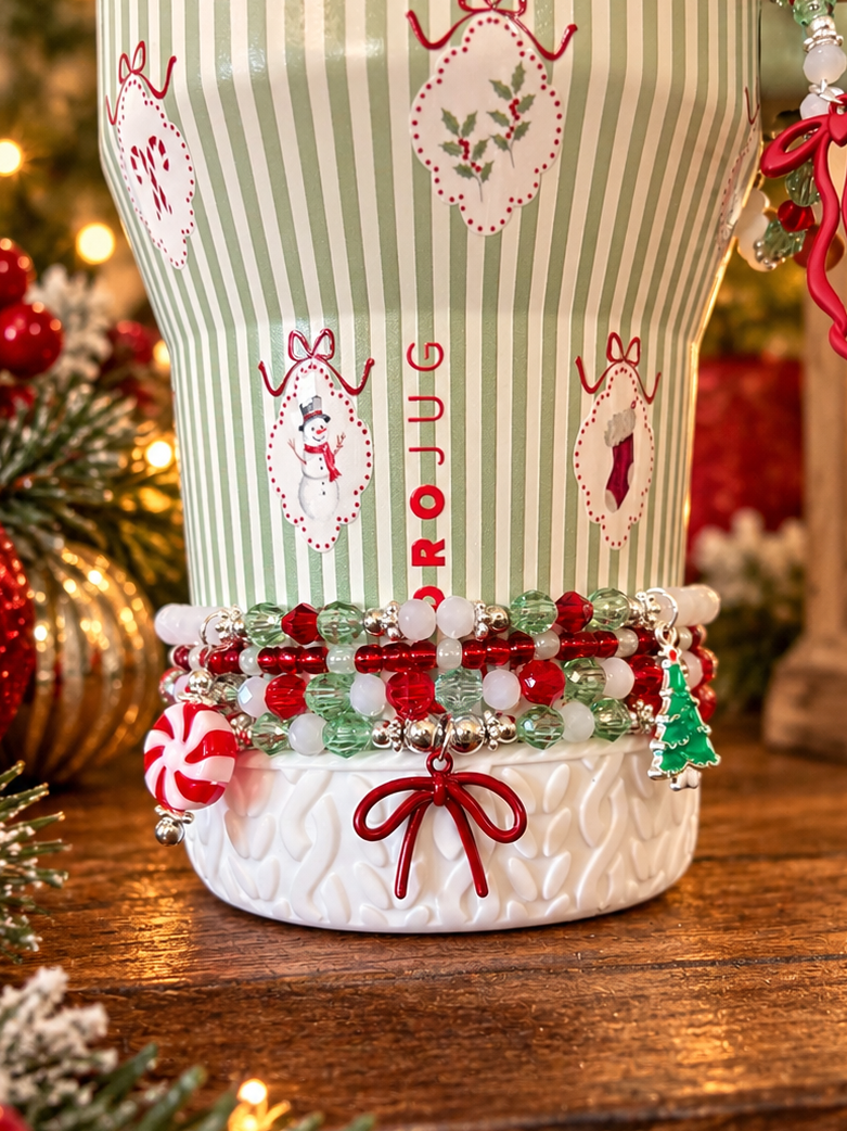 Deck the Halls Bracelets Wrist or Tumbler